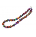 Multi-Coloured Rainbow Mother of Pearl  Necklace